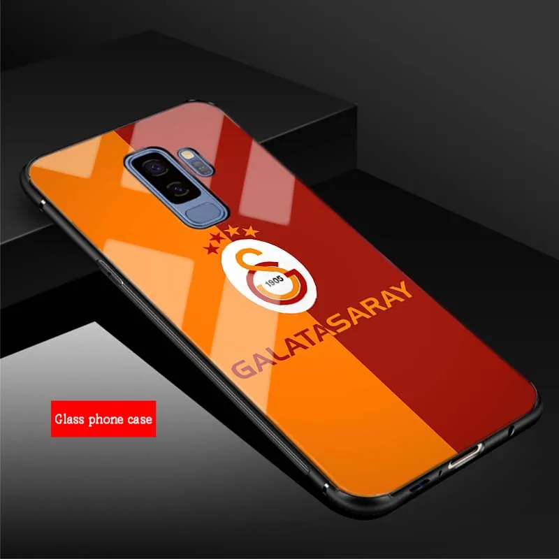 Турция Galatasaray волк для samsung Galaxy NOTE 8 9 S8 S9 S10 плюс A6 A6S A8 A7 J6 J8 чехол из закаленного стекла для телефона