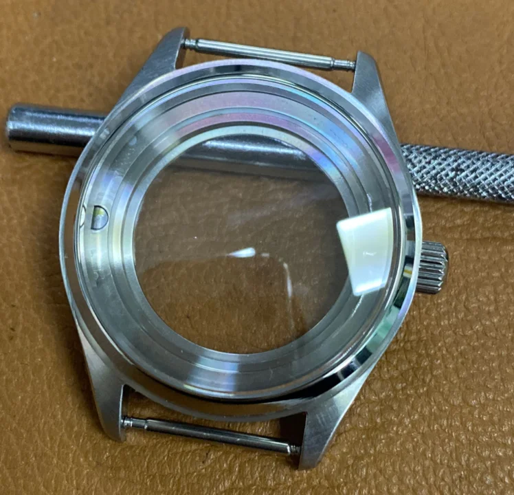 

40mm 316L Stainless Steel Watch Case with Sapphire Crystal for NH35/36 Movement