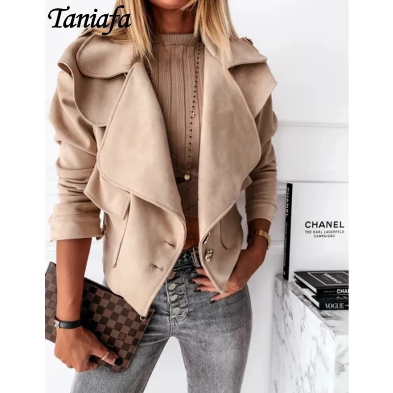 

Women Long Sleeve Solid Color Blazers Casual Velvet Button Jacket Fashion Autumn Winter Casual Lapel Collar Blazer
