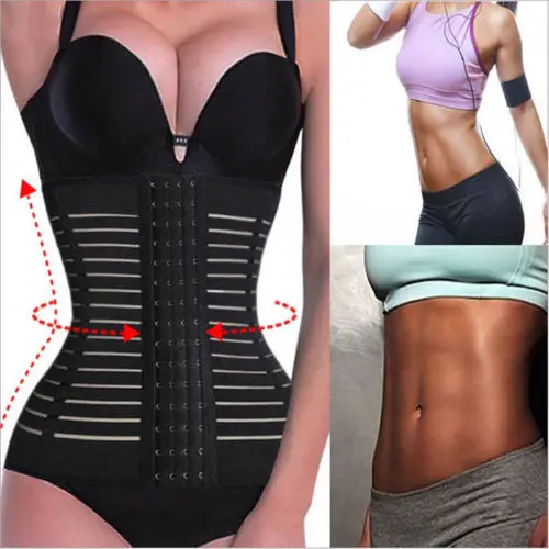 Breathable Shapewear Waist Tummy Girdle Belt Sport Body Shaper FourBuckle Corset | Женская одежда