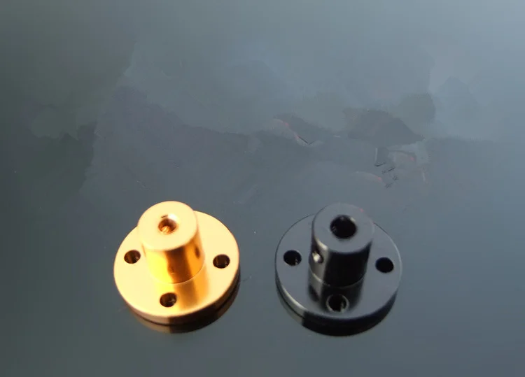 Фланцевая муфта из алюминиевого сплава 3 мм 4 5 6 8 фиолетовая осевая Опора вала