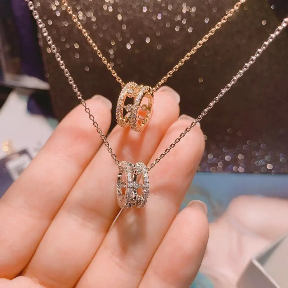 HIBRIDE Новый Нежный поворотный стол с геометрическим фианитом для помолвки Дубай