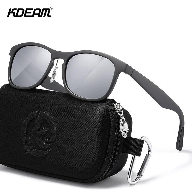 

KDEAM New Sports Goggles Oversized Men Polarized Sunglasses Ultra Light TR90 Sun Glasses For Driving Climbing Fishing