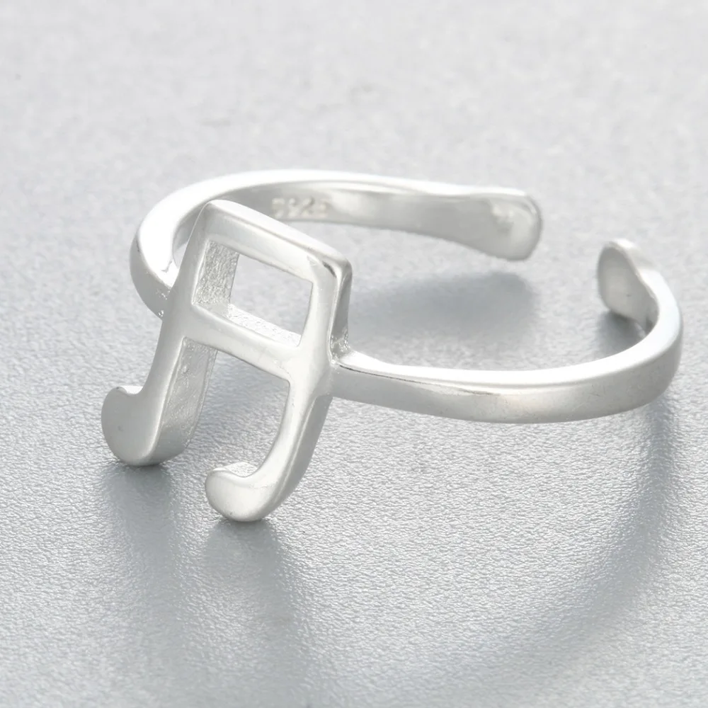 Чандлер музыкальное кольцо в виде ноты открытый простой Панк миди мизинец кулак