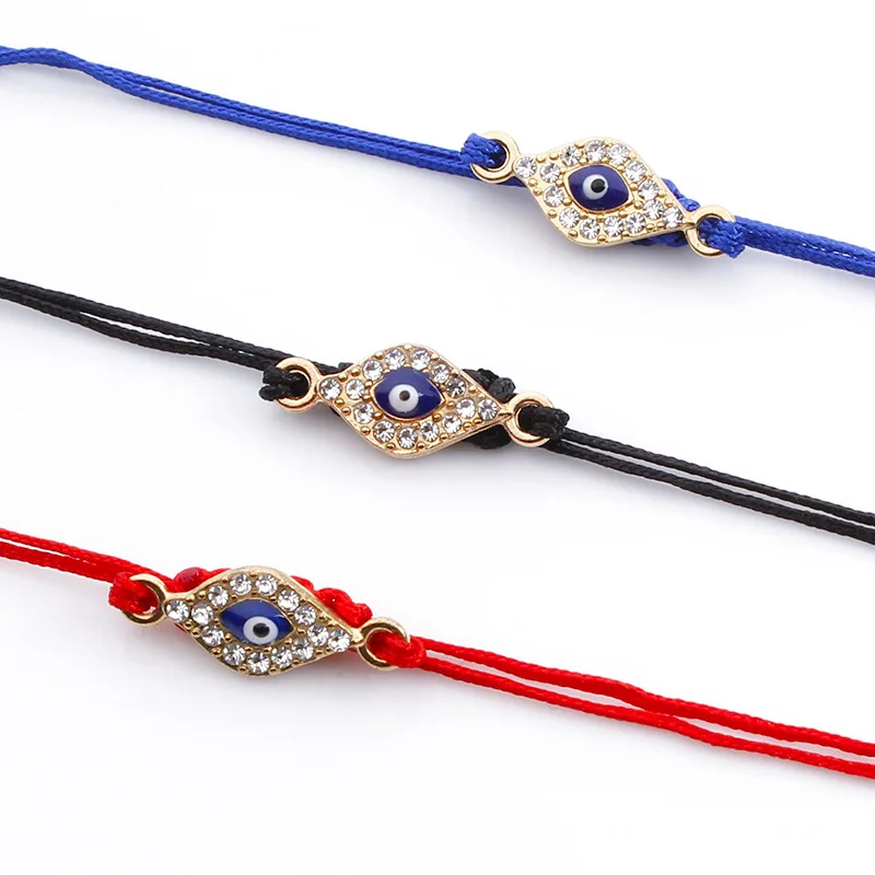 Сплав сглаза Lucky Red Rope браслеты для женщин и мужчин шнур линия ювелирных изделий