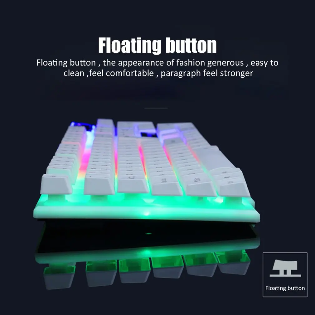 

Keyboard Mouse Set Adapter for PS4 PS3 Xbox One for Xbox 360 Gaming Rainbow LED Typewriter Inspired Mechanical Keyboard USB RGB