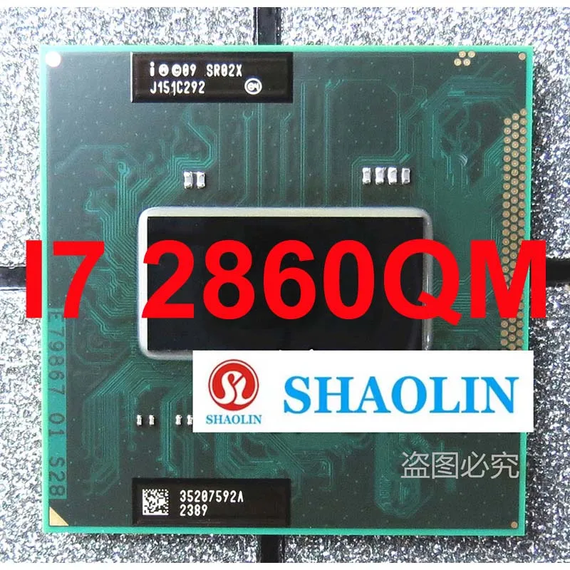 I7 2820QM i7 2860QM I7-2820QM i7-2860QM четырехъядерный восьмипоточный процессор 8M 45W Socket G2 / rPGA988B