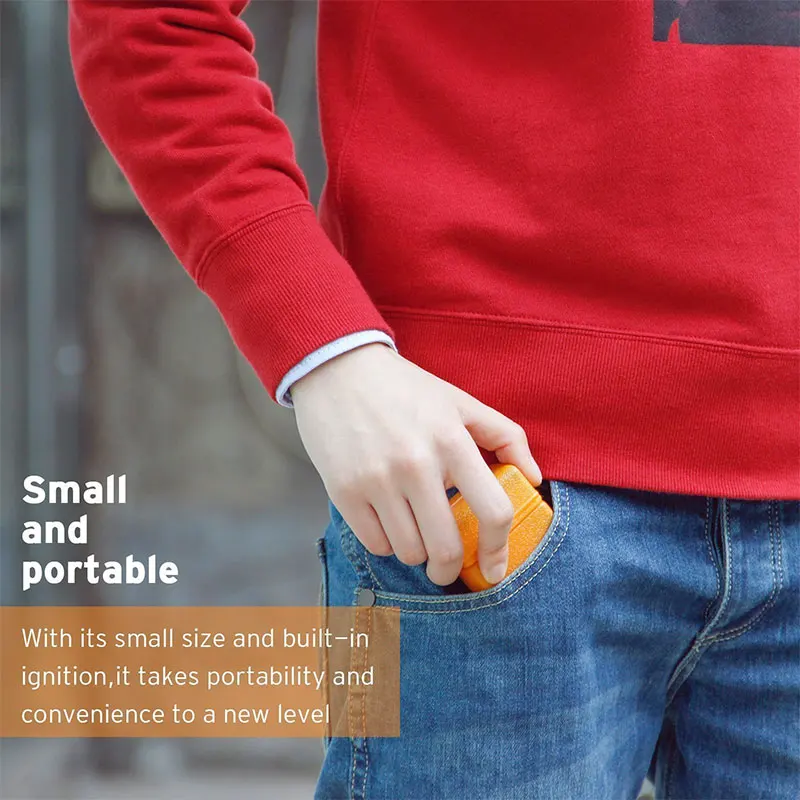 Мини печи для кемпинга из титанового сплава уличные газовые выживания пикника