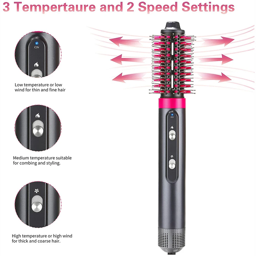 Один шаг фен и вольюмайзер горячий воздух кисть 4 в 1 щетка использования