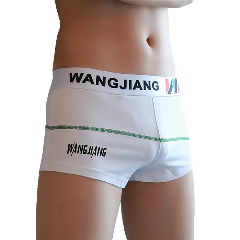 Мужские хлопковые трусы боксеры сексуальные мужские повседневные шорты нижняя