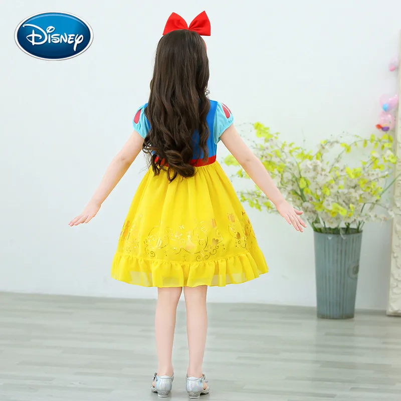 Disney на хеллоуин для девочек Летнее платье Белая юбка Детский костюм костюмы