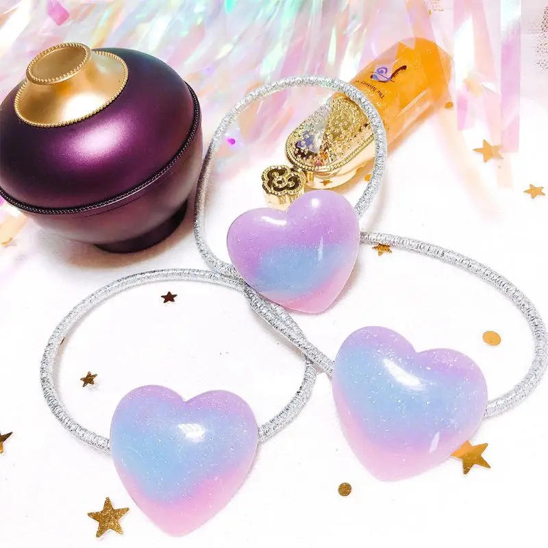 Японская Милая веревка для волос девочек необычный градиентный держатель