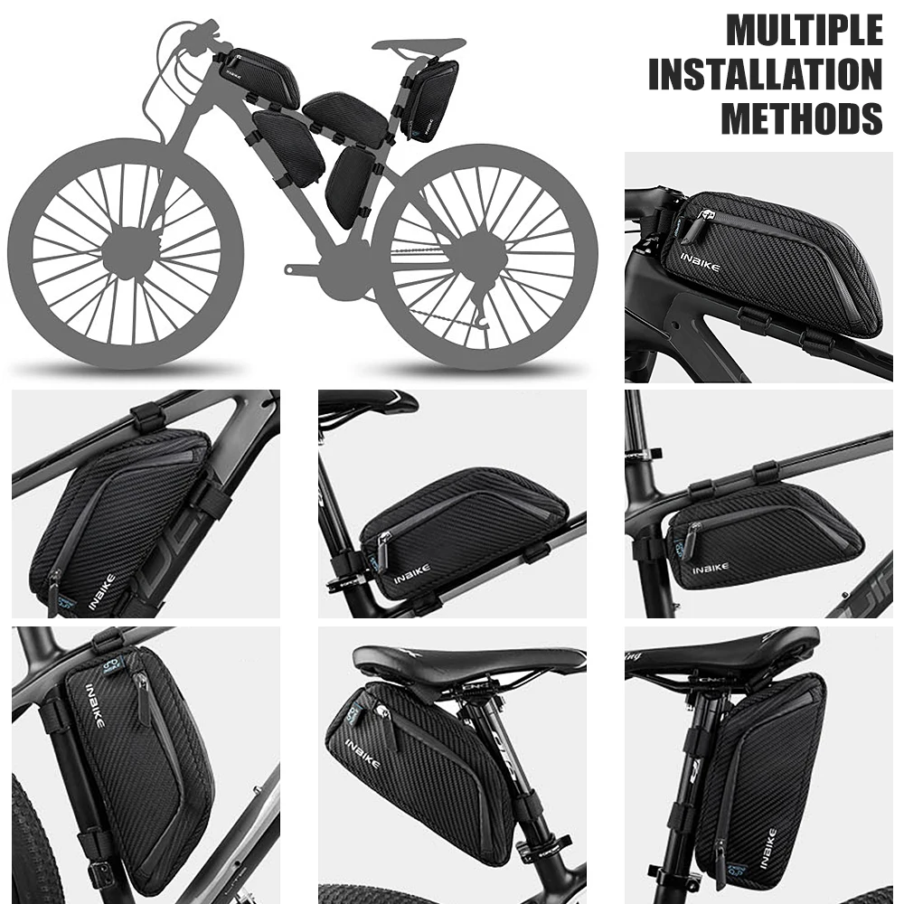 

Bike Bag Front Frame Top Tube Bicycle Pouch Large Capacity Cycling Front Storage Bag for Road Bike MTB Mountain Bike