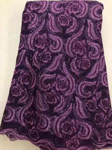 Новая французская сетчатая кружевная ткань 2020 Высококачественная африканская