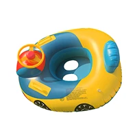 kids inflatable baby toddler safe swimming swim seat float pool swimming ring swimming seat car horn boat ring high quality