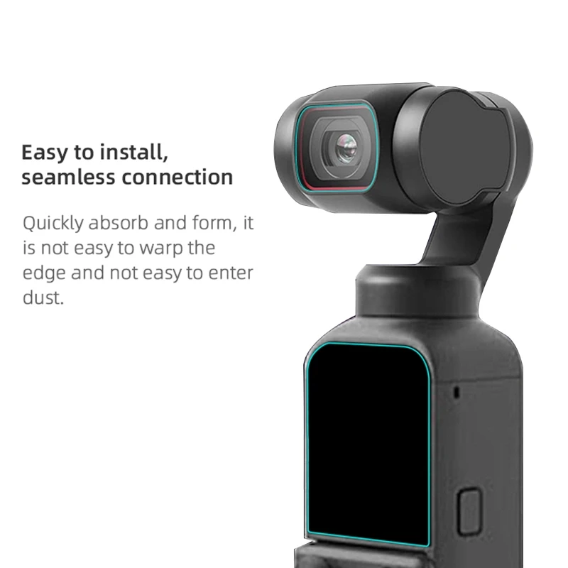 

Tempered Glass Screen Protector and Lens Scratch Resistant Protective Film for Pocket 2 Handheld Gimbal Accessories Parts
