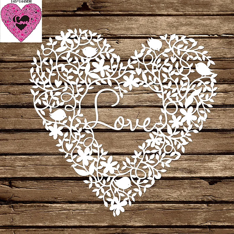 

2021 New Design Love Metal Cutting Die Cut Dies Scrapbook Album Paper Card Craft Embossing Die Cuts