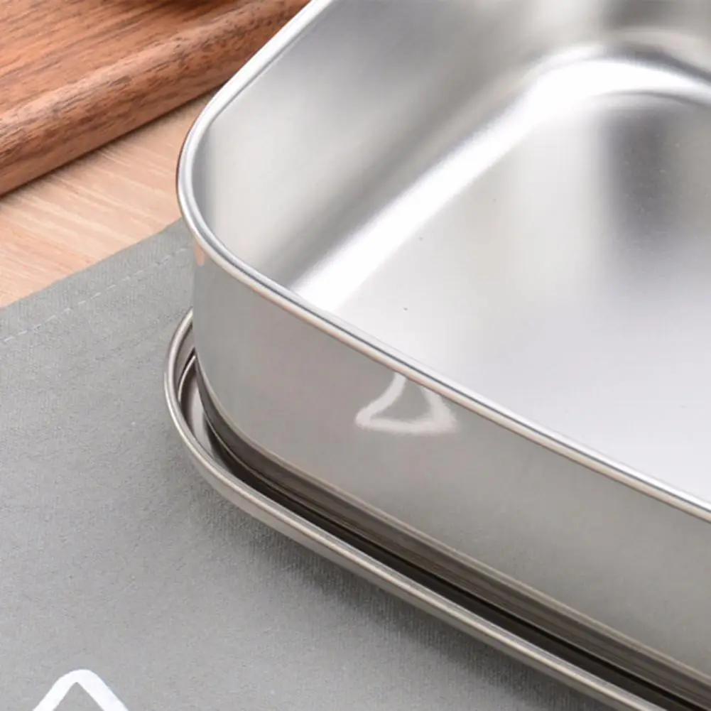 Ланч бокс из нержавеющей стали BPA хлебная коробка Гибкая разделительная