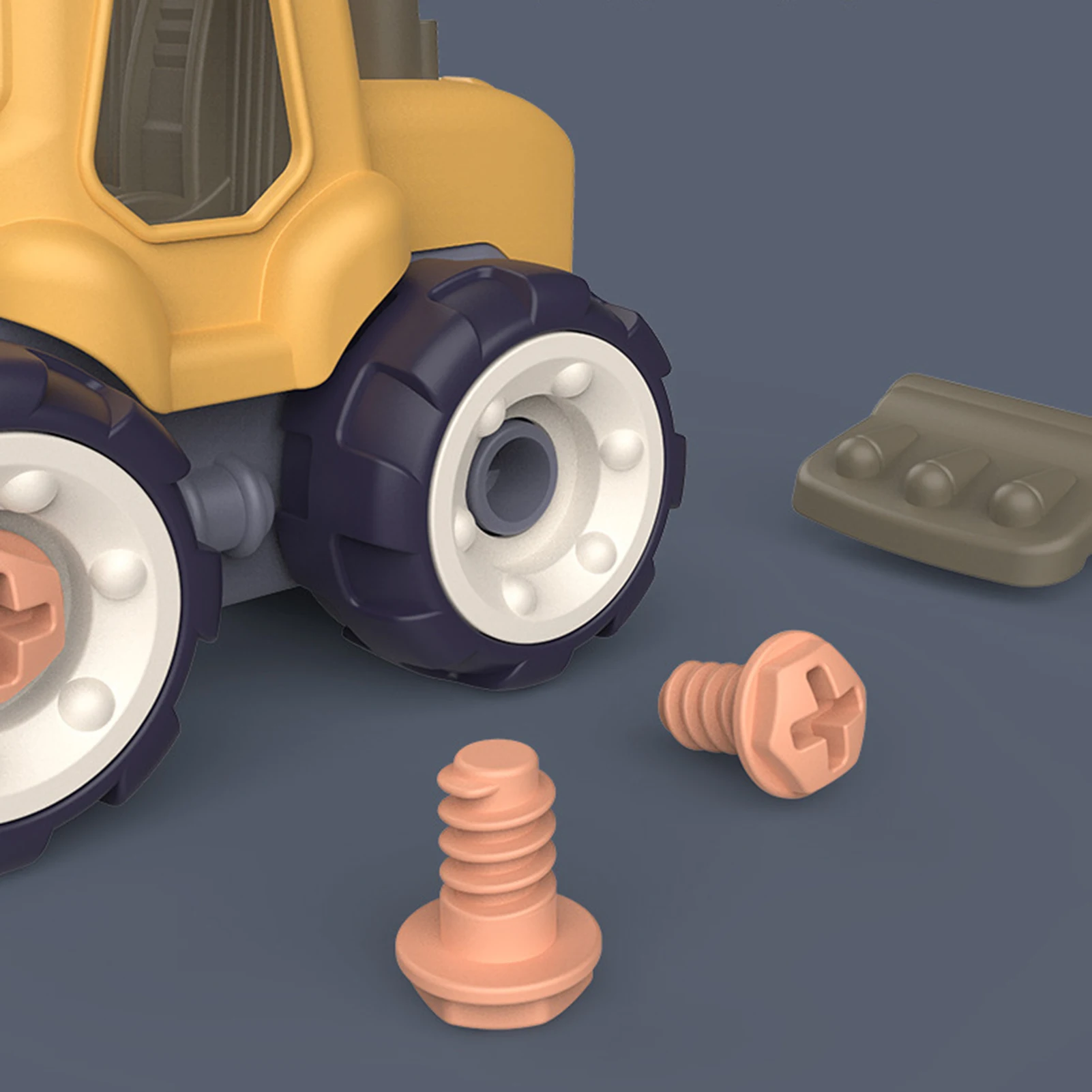 Сборный бульдозер DIY разборка гаек инженерный грузовик экскаватор модель