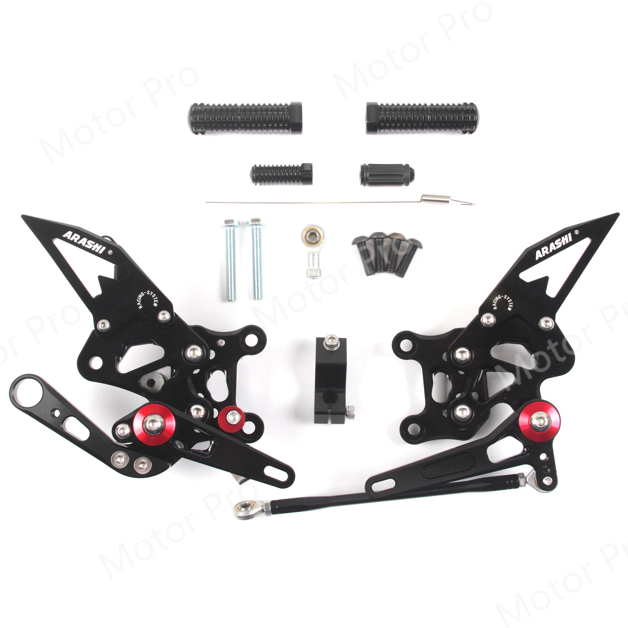 Регулируемые подножки для Aprilia RSV4 R FACTORY 2009-2012 аксессуары для мотоциклов подножки Rearsets 2010 2011 CNC алюминий