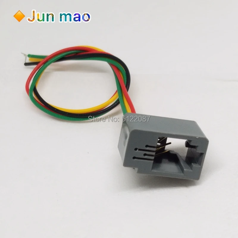 10 шт. 616E 4P4C RJ11 Женский телефонный разъем адаптер 4 провода 8 см четырехъядерный
