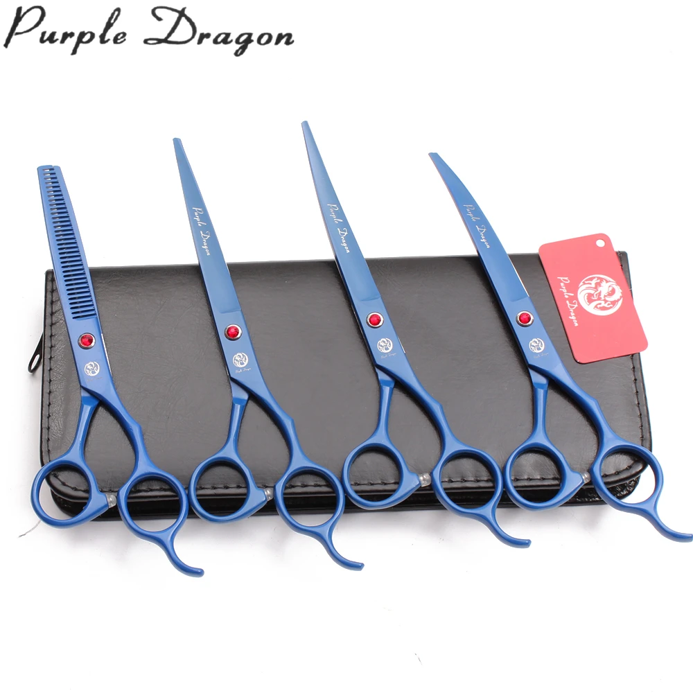 

Профессиональные филировочные ножницы Z3100, из нержавеющей стали с изгибом фиолетового дракона, 7 дюймов, Япония