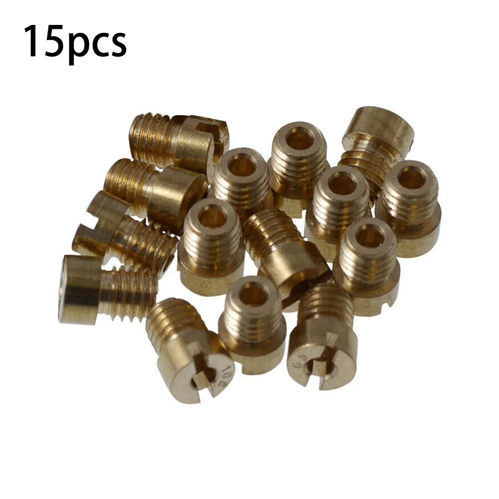 

15x Carburetor Main Jet 60-130 M6 For 12mm-17.5mm Dellorto Carburetors Main Jet Mikuni Injector Scooter Parts