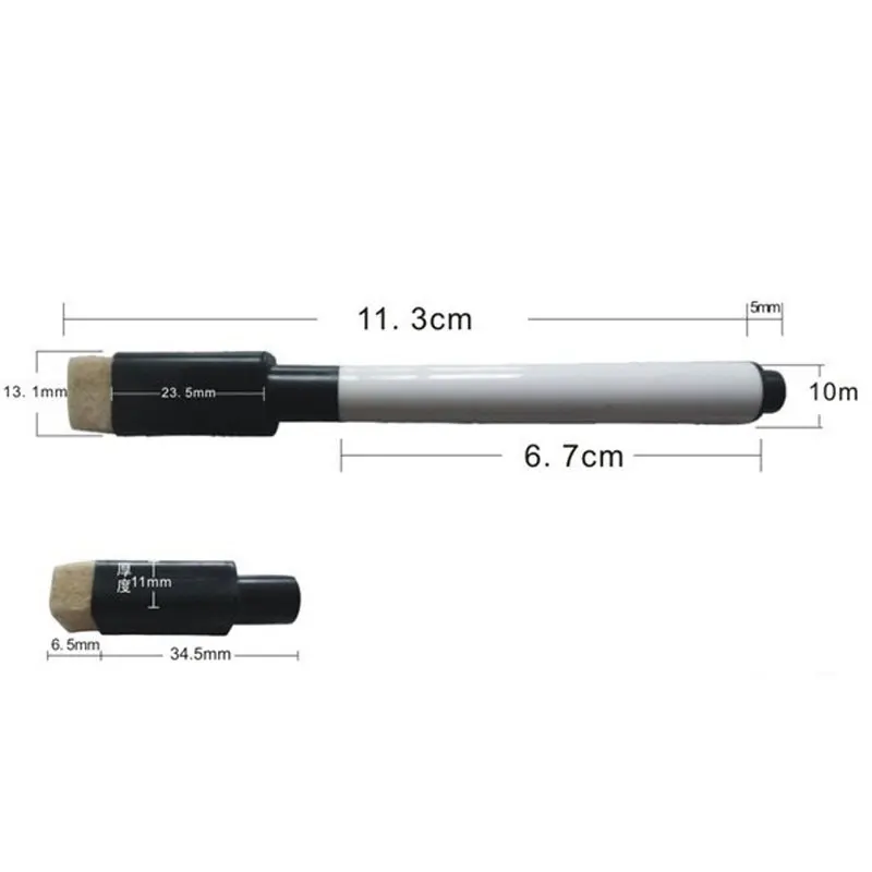 8Pcs магнетический красочная ручка для черный белый цвет маркеры доски встроенный