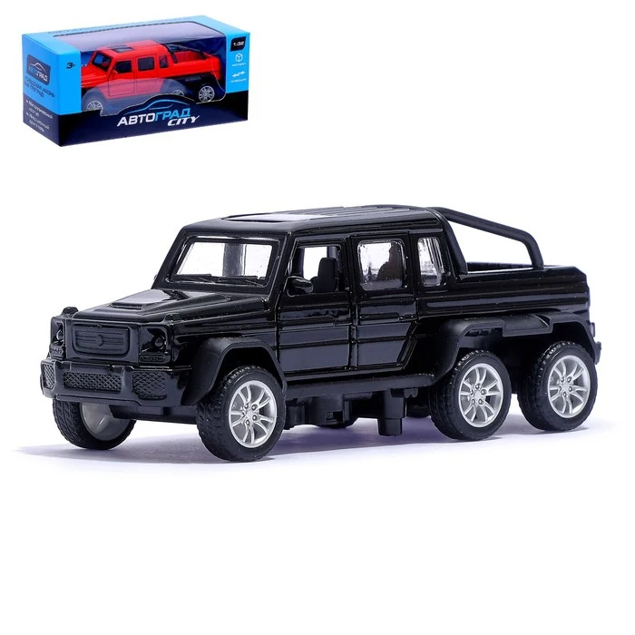 Машина металлическая Автоград Гелик 6X6 масштаб 1:32 инерция |