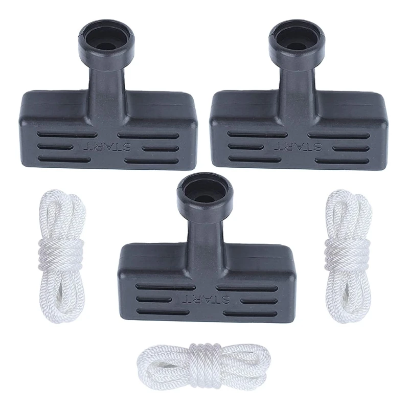 

Recoil Starter Pull Handle Grip & Rope Kit for GX100 GX120 GX160 GX240 GX270 GX390 Engine Motor Trimmer Brush Cutter G8TB
