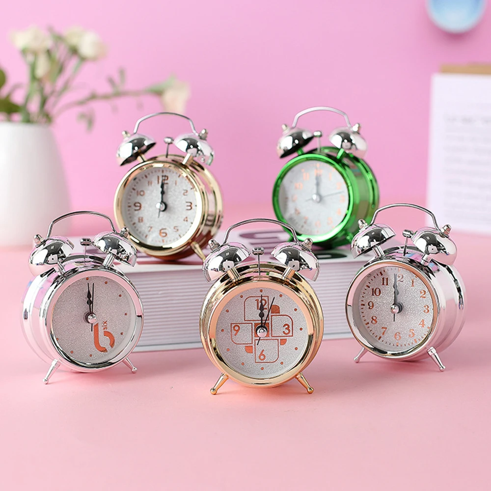 Часы-Будильник механические в стиле ретро с двойными колокольчиками | Дом и сад