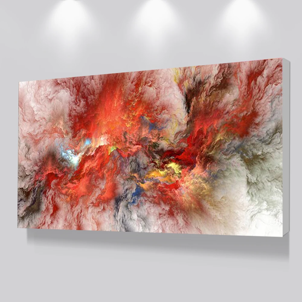 DDHH домашняя живопись настенное искусство картина на холсте искусственное облако