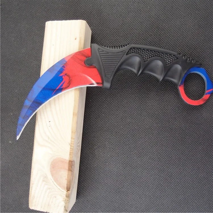 HS инструменты Открытый Csgo Karambit нож охотничьи ножи выживания тактический коготь нож Карманный Самообороны обидный походный инструмент - Цвет: Indian