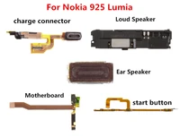 flex cable for nokia 925 lumia ear speaker loud speaker series earphone jack with charging port motherboard start side button