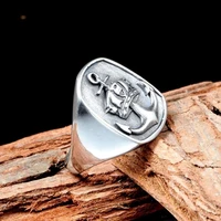 new trendy anch or crown ring for mens fashion accessories ring party jewelry