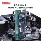 Kingspec Мини PCIE для M2 Адаптерная карта PCI Express 3,0x4 к NVME SSD M.2 PCIE Райзер адаптер Поддержка 2230 2242 2260 2280 М. 2 SSD