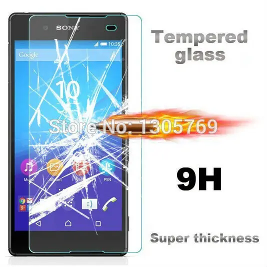 Закаленное стекло 9H HD Premium для Sony M2/M4/M5/T2/L/C/C3/C4/C5/E3/E4/E4G/SP/Aqua Взрывозащищенный экран