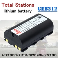 leica high quality geb212 battery for atx1200 rx1200 gps1200 grx1200 total stations surveying instrument lithium battery