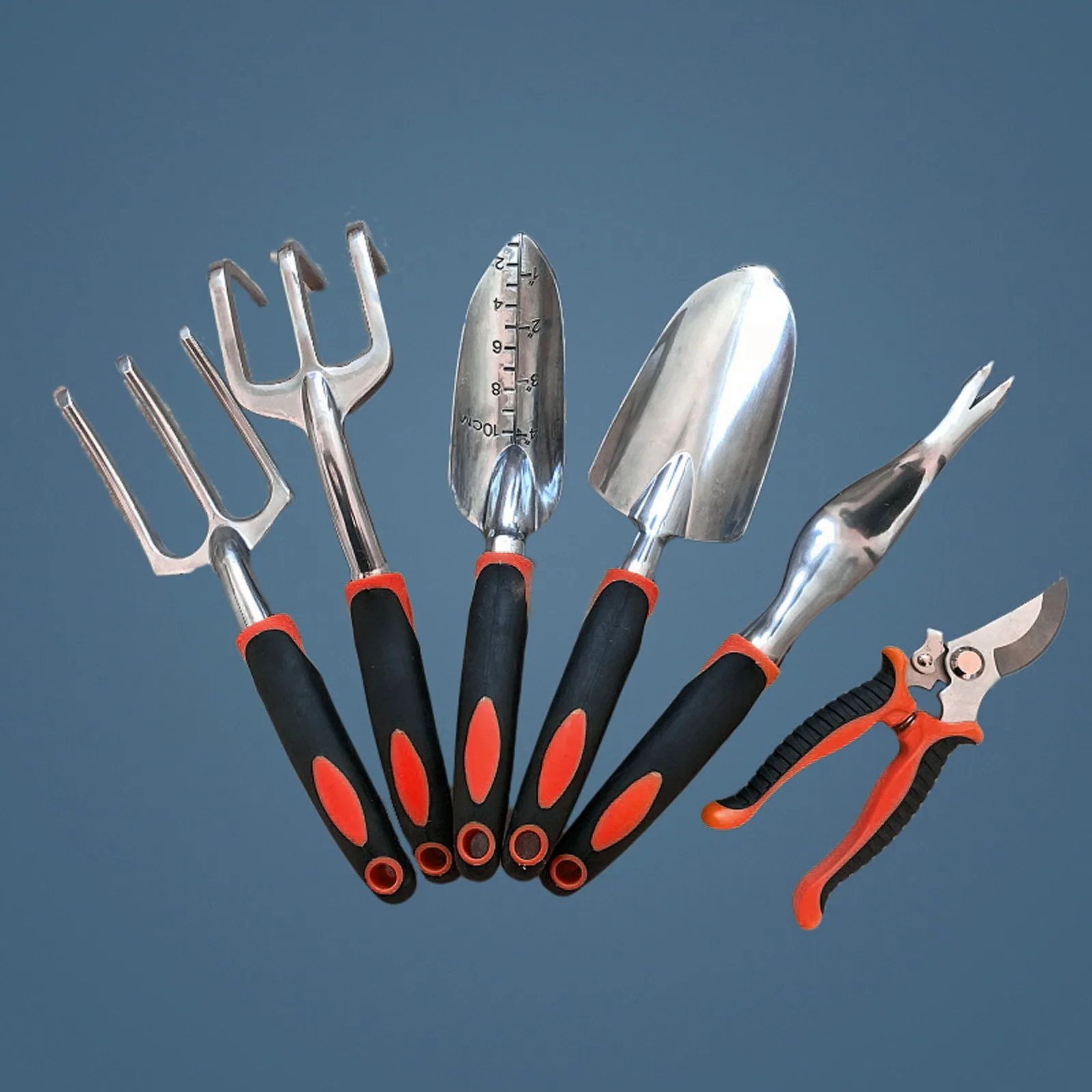 

6pcs Garden Planter Kit Planting Diy Tool Set Transplant Seedling Tool Lightweight Aluminum Gardening Tool Kit For Gardener#g30