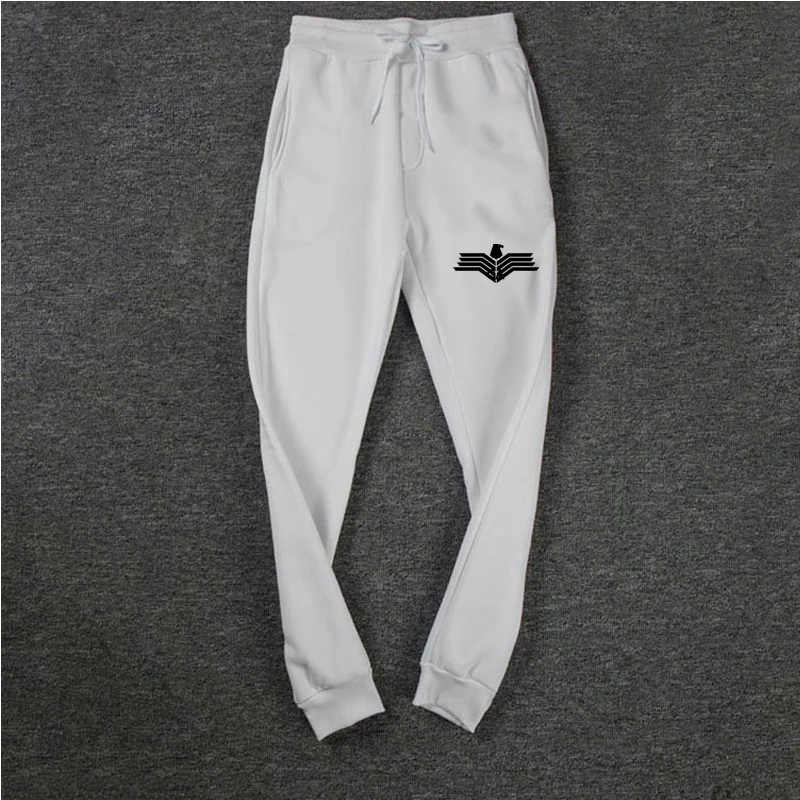 

2021 New Outdoors Sports Casual Pants Pure Cotton Velvet Casual Sport Pants Men Fashion Brand Winter Pure Color Sport Pants