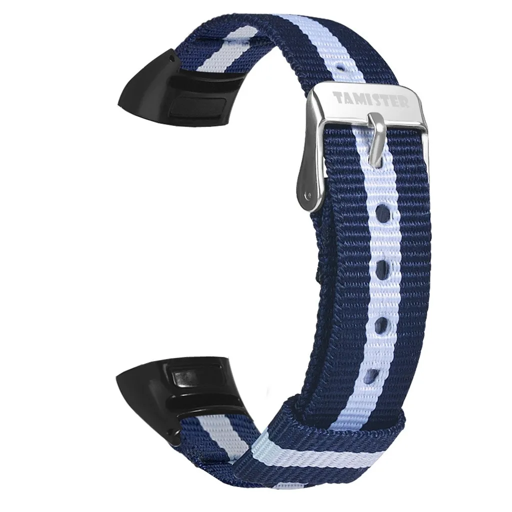Kinganda Роскошные нейлоновые часы на ремешке для Huawei Honor Band 5/4 тканевые
