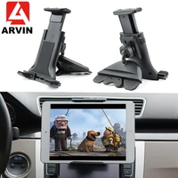 arvin car cd slot mount tablet phone holder stand for ipad air mini pro 4 11 inch adjustable pc bracket for iphone x samsung s9