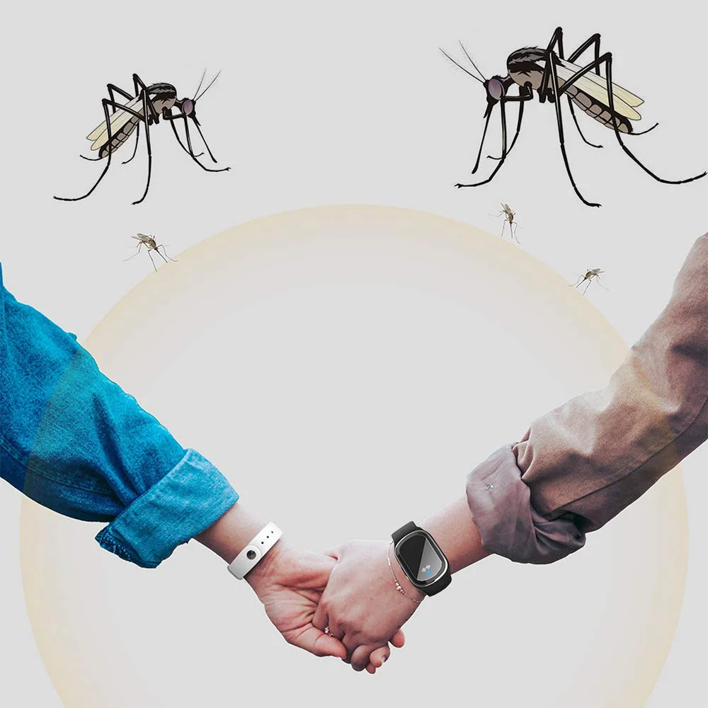

Ultrasonic Mosquito Repellent Bracelet Non-Toxic Mosquito Killer Insect Repeller Anti Mosquito For Kids/Adult Orchard And Garden