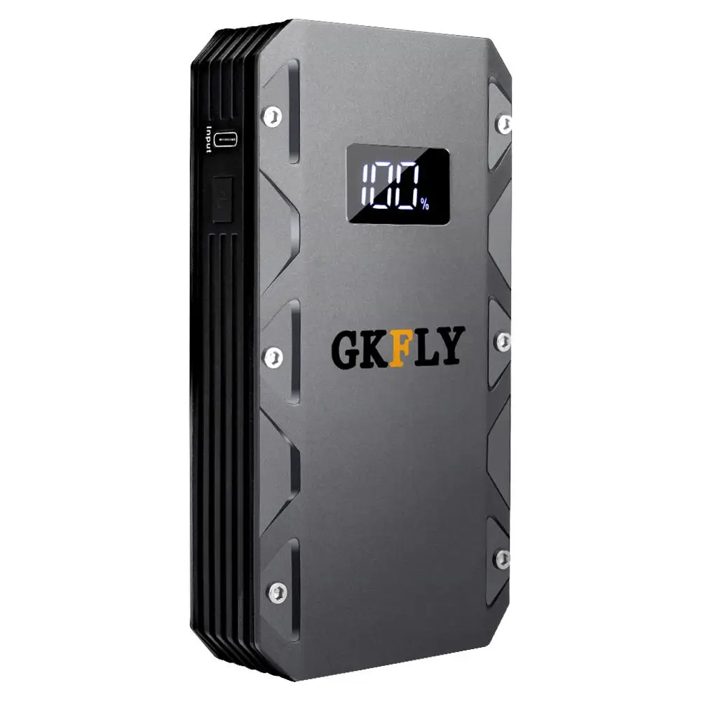 GKFLY высокое Ёмкость мини стартер скачка 12В 1500A начиная кабели устройства многофункциональная Портативный Мощность автомобиля банка Батарея усилитель