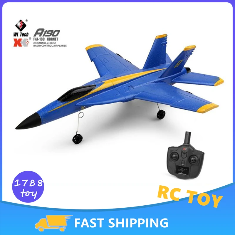 

WLTOYS XK A190 F-18 RC Plane F/A-18C hornet 2Channel 2.4GHZ Radio Control Airplane 6axis Drone Remote control aircraft Glider