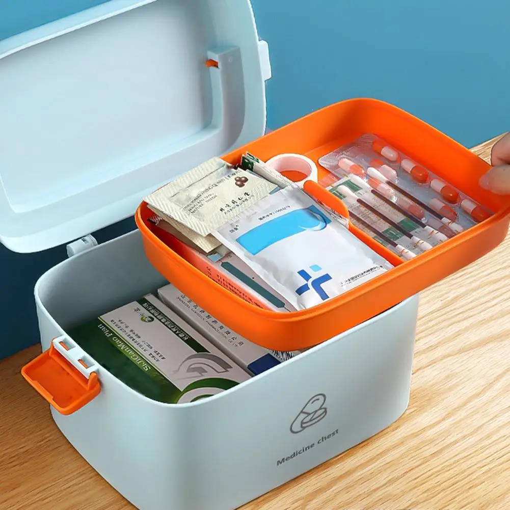 

Домашняя медицина коробка большой емкости портативная многофункциональная медицинская коробка для хранения лекарств