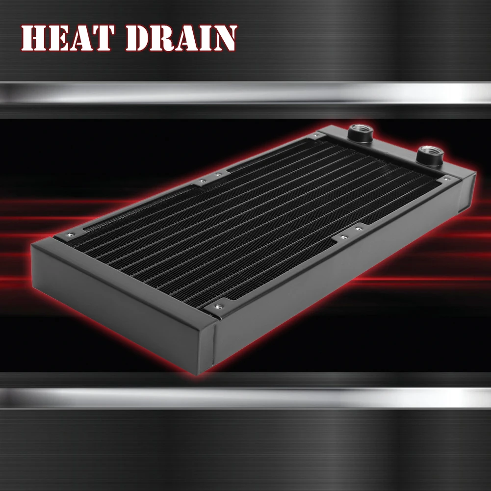 Кулер для ПК с водяным охлаждением 12 трубок алюминиевый радиатор ЦП