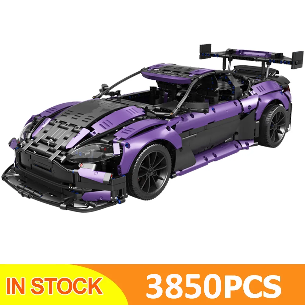 3850 шт. MOC C001 гоночный автомобиль, суперкар, Игрушечная модель города, скоростные чемпионы, кирпичный автомобиль, строительный блок, подарочный набор для мальчиков