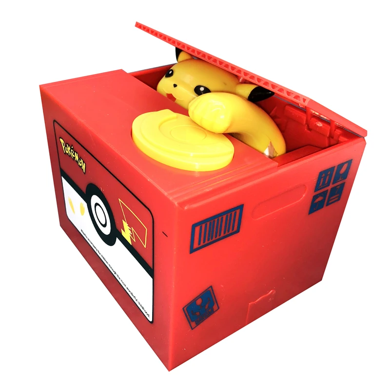 Одежда с изображением покемона Пикачу банк аниме электронная коробка для денег