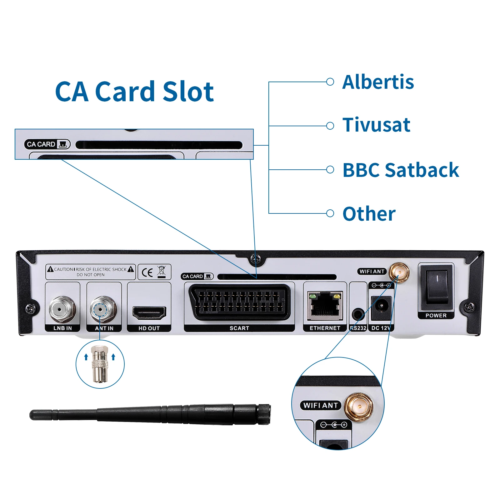 Цифровой спутниковый ресивер GTMEDIA V8 TURBO DVB-T2 / S2X